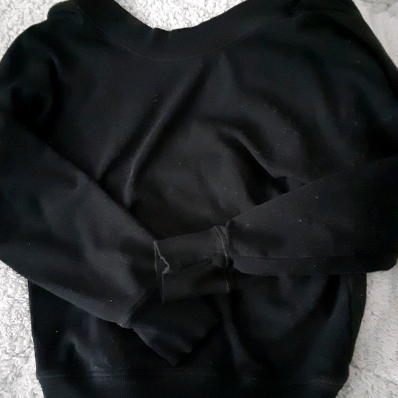 aerie offline twist back sweatshirt